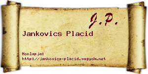Jankovics Placid névjegykártya